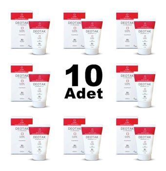 Deotak Classic Pudrasız Ter Önleyici Antiperspirant Krem Unisex Deodorant 10x35 ml
