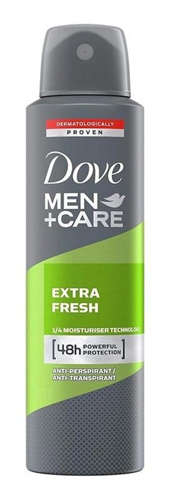 Dove Care Extra Fresh 48 Saat Pudrasız Ter Önleyici Antiperspirant Sprey Erkek Deodorant 250 ml