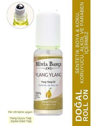 Minia Bahçe Ylang Ylang Pudrasız Ter Önleyici Organik Roll-On Kadın Deodorant 10 ml