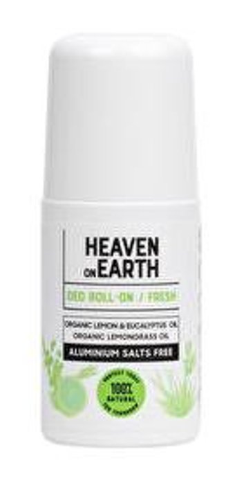 Heaven On Earth Fresh Pudrasız Organik Roll-On Unisex Deodorant 50 ml