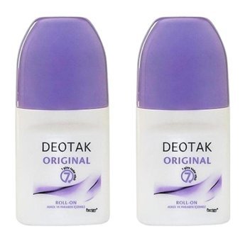Deotak Orginal Pudrasız Ter Önleyici Roll-On Kadın Deodorant 2x35 ml