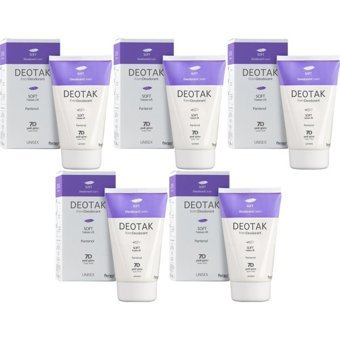 Deotak Soft Pudrasız Ter Önleyici Krem Unisex Deodorant 5x35 ml