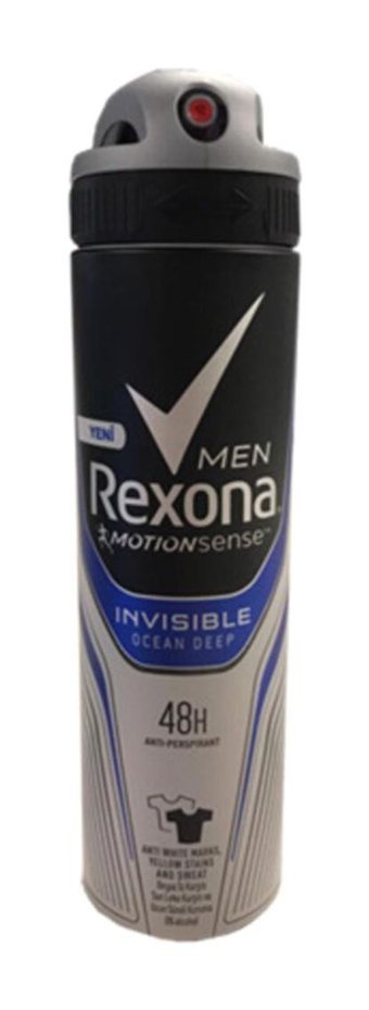 Rexona Aerosol Invisible Ocean Deep Pudrasız Ter Önleyici Antiperspirant Sprey Erkek Deodorant 150 ml