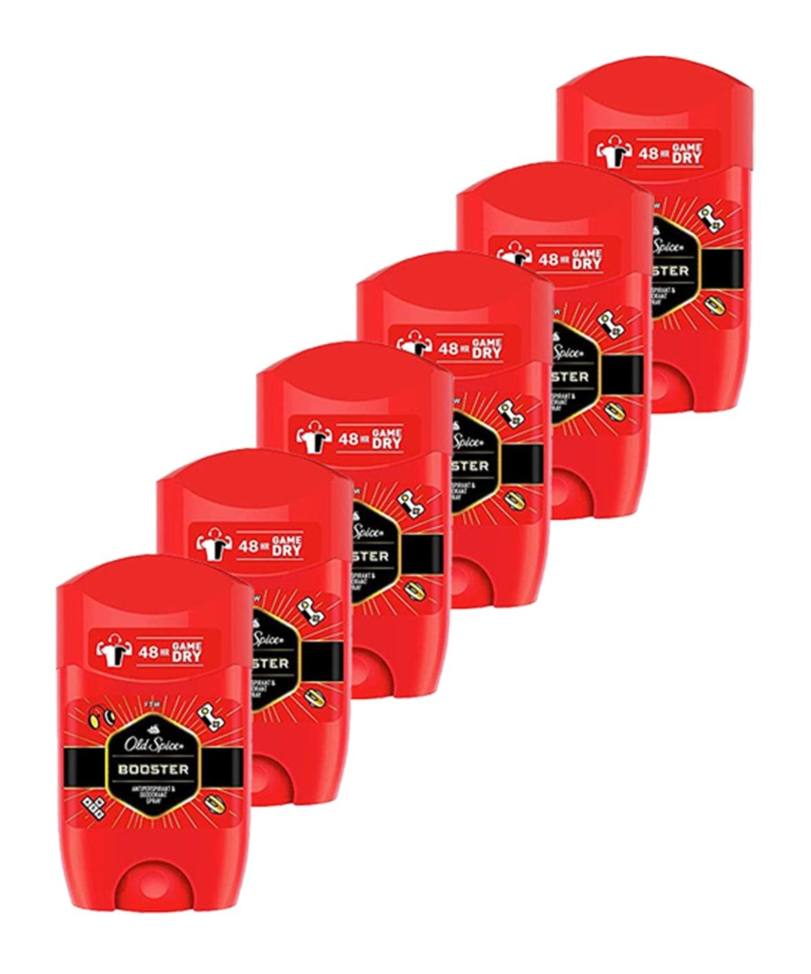 Old Spice Booster Pudrasız Ter Önleyici Antiperspirant Stick Erkek Deodorant 6x50 ml