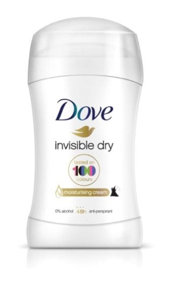 Dove Invisible Pudrasız Ter Önleyici Antiperspirant Stick Kadın Deodorant 2x40 ml