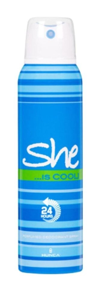 She Is Cool Pudralı Ter Önleyici Sprey Kadın Deodorant 12x150 ml