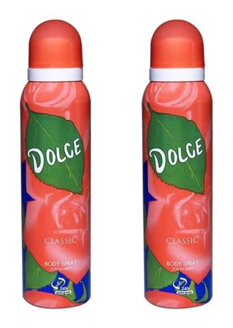 Dolce Vita Classic Pudrasız Ter Önleyici Sprey Kadın Deodorant 2x125 ml