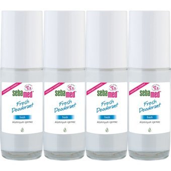 Sebamed Fresh Pudrasız Organik Roll-On Kadın Deodorant 4x50 ml