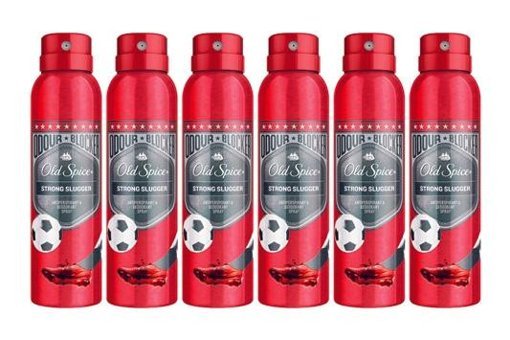 Old Spice Strong Slugger Pudrasız Ter Önleyici Antiperspirant Sprey Erkek Deodorant 6x150 ml