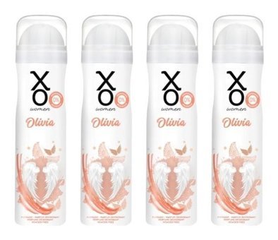 Xo Olivia Pudrasız Ter Önleyici Sprey Kadın Deodorant 4x150 ml