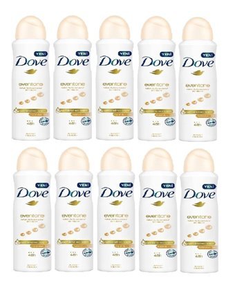 Dove Eventone Pudralı Ter Önleyici Antiperspirant Sprey Kadın Deodorant 10x150 ml