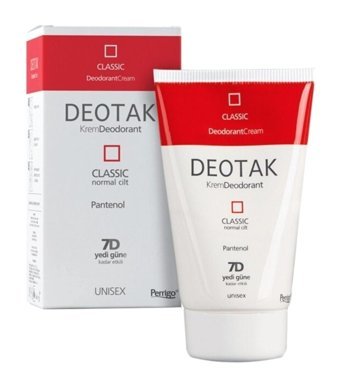 Deotak Classic Pudrasız Ter Önleyici Krem Unisex Deodorant 75 ml