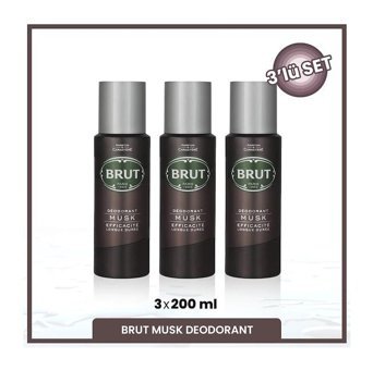 Brut Musk Pudrasız Ter Önleyici Sprey Erkek Deodorant 3x200 ml