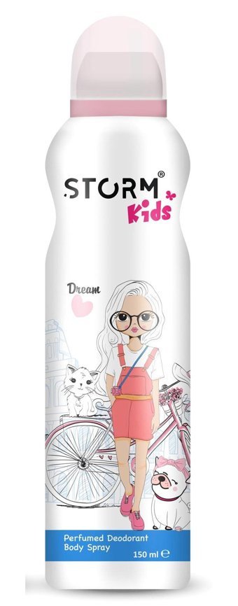 Storm Dream Pudrasız Antiperspirant Sprey Kız Çocuk Deodorant 150 ml