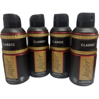 Jagler Classic Pudrasız Ter Önleyici Sprey Erkek Deodorant 4x150 ml