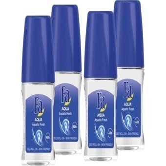 Fa Aqua Pudrasız Ter Önleyici Roll-On Kadın Deodorant 4x25 ml