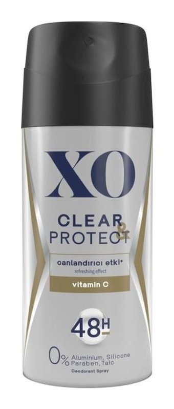 Xo Clear & Protect Pudrasız Ter Önleyici Sprey Erkek Deodorant 150 ml