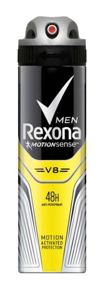 Rexona Motion Sence Adrenaline V8 Pudralı Ter Önleyici Antiperspirant Sprey Erkek Deodorant 150 ml