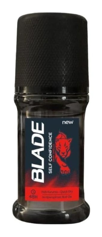 Blade Self Confidence Pudrasız Ter Önleyici Antiperspirant Roll-On Erkek Deodorant 12x50 ml
