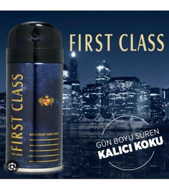 First Class Pudrasız Ter Önleyici Sprey Erkek Deodorant 2x150 ml