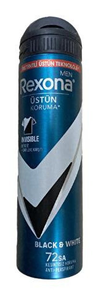 Rexona Invisible Üstün Koruma Pudrasız Ter Önleyici Antiperspirant Sprey Erkek Deodorant 150 ml