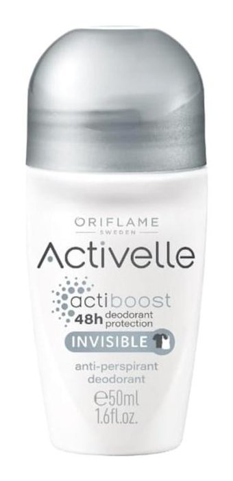 Oriflame Activelle Invisible Pudrasız Ter Önleyici Antiperspirant Roll-On Kadın Deodorant 50 ml