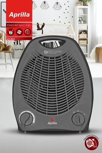 Aprilla AHT 9015 2000 Watt Fanlı Elektrikli Isıtıcı Gri