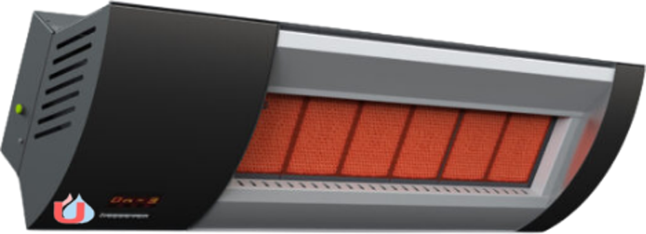 Hoşseven HRK-11 1100 Watt Duvar Tipi Radyant Elektrikli Isıtıcı Siyah