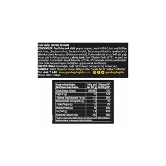 Gündoğdu Tost İnek Peyniri 1 kg