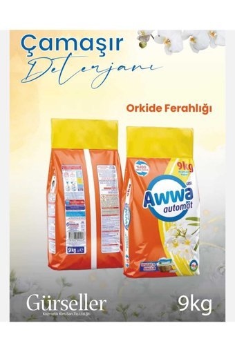 Avva Orkide Ferahlığı Renkliler İçin Yıkama Toz Deterjan 9 kg