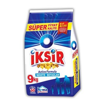 İksir Toz Beyazlar İçin 60 Yıkama Toz Deterjan 9 kg