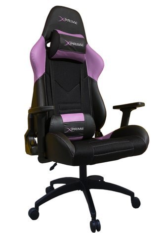 Xprime King Fabric Kumaş Oyuncu Koltuğu Lila-Siyah