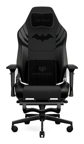 Exvega Pandora Batman Dark Knight Ortopedik Ayak Uzatmalı Deri Oyuncu Koltuğu Siyah