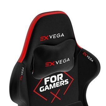 Exvega Vesta 2024 Ortopedik Kumaş Oyuncu Koltuğu Siyah
