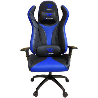 Xprime Pubg Ortopedik Suni Deri Oyuncu Koltuğu Mavi-Siyah