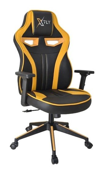 Xfly 1510S0492 Suni Deri Oyuncu Koltuğu Sarı-Siyah