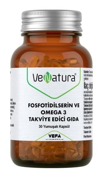 Venatura Fosfotidilserin ve Omega 3 Balık Yağı Kapsül 1600 mg 30 Adet
