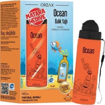 Orzax Ocean Omega 3 Balık Yağı Şurup 150 ml