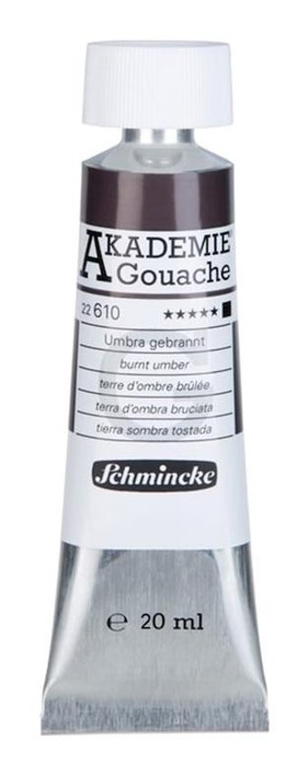 Schmincke Tüp Burnt Umber 20 ml Guaj Boya