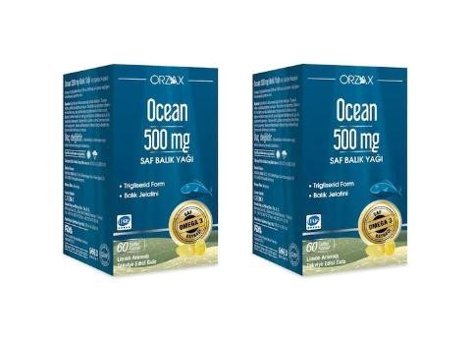 Orzax Ocean Omega 3 Kapsül 500 mg 120 Adet
