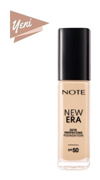 Note New Era Skin Protecting 110 Güneş Koruyuculu Vegan Likit Şişe Fondöten 30 ml