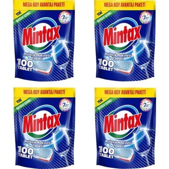 Mintax Tablet Bulaşık Makinesi Deterjanı 4x100 Adet