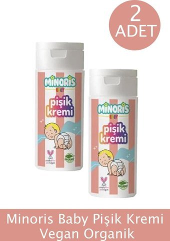 Minoris Baby Vitaminli Parfümsüz Pişik Kremi 2x55 ml