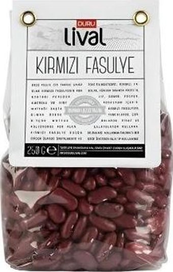 Duru Lival Kırmızı Fasulye 6x250 gr