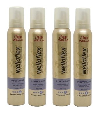 Wella Wellaflex 2 Day Volume Normal Saçlar İçin Hacim Veren Saç Köpüğü 4x200 ml