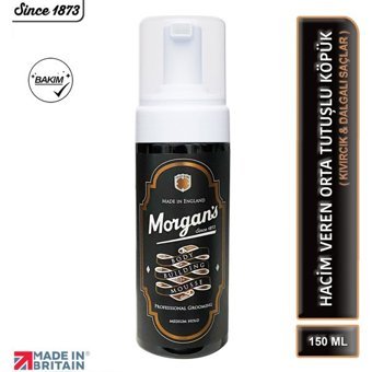 Morgan's Pomade Body Building Mousse Dalgalı-Kıvırcık Saçlar İçin Hacim Veren Saç Köpüğü 150 ml