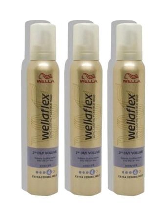 Wella Wellaflex Flex Normal Saçlar İçin Hacim Veren Şekillendirici Saç Köpüğü 3x200 ml