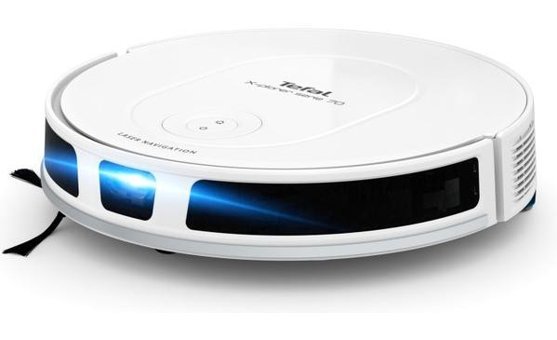 Tefal RG8477 X-Plorer Series 70 Haritalı Moplu Hepa Filtreli Islak Kuru 2300 Pa Beyaz Robot Süpürge ve Paspas