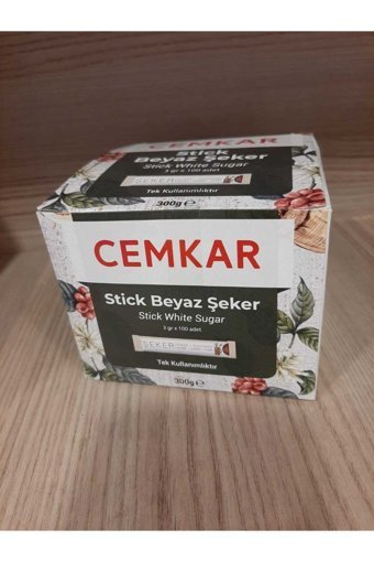 Cemkar Beyaz Toz Şeker 100x3 gr
