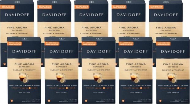 Davidoff Fine Aroma Elegant & Fragrant 10x10'lu Espresso Kapsül Kahve